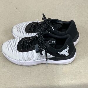 Under Armour Black and White Sneakers